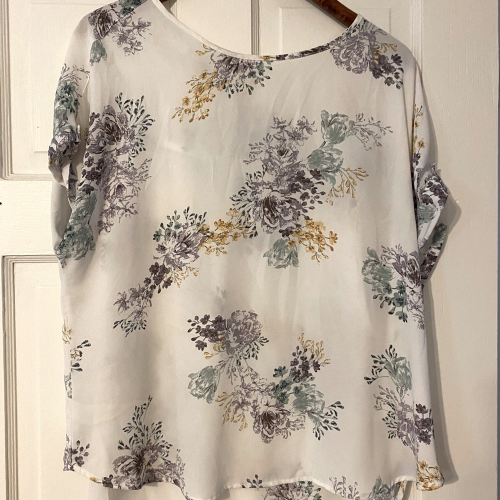 Womens sheer top size L